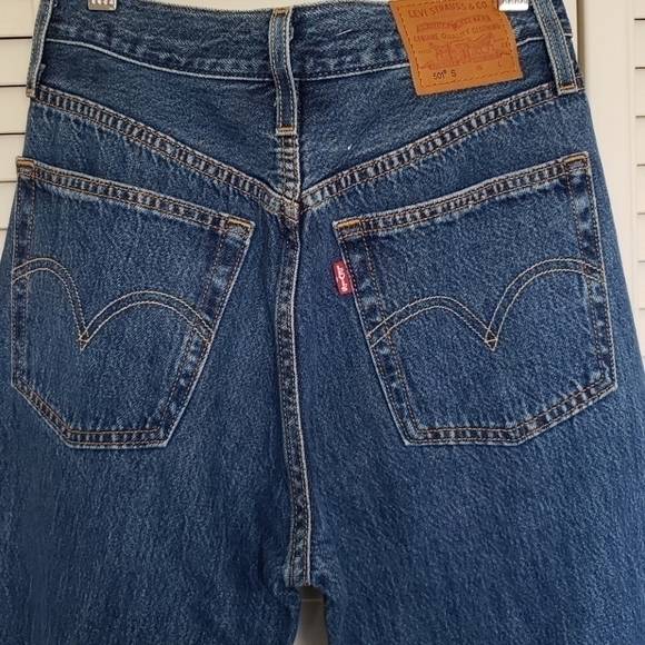 Levis Premium Filiforme Jeans, Blue W24/L28 - Picture 6 of 12